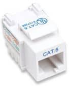 Keystone Jack - 210591 JACK RJ45 CAT6 KEYSTONE DE IMPACTO BLANCO. Para uso con cable sin blindaje (UTP) Cat6 - Compatible con herramientas de ponchado 110 y Krone