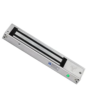 YLI YM280NLED - Cerradura Magnética con LED / Fuerza de Sujeción 280Kg /600Lb / Voltaje Dual 12v/24 VDC / Puertas de madera, vidrio, metálica  #Ayli10