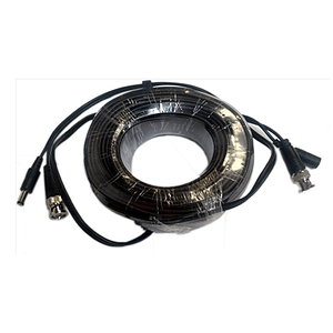 SAXXON WB0110C- Cable de 10 Metros Armado para Video y Energia/ Para Camaras Hasta 8 Megapixeles/ con Conectores BNC y de Energía/ Uso Interior/ Cable de Video 100% Cobre/ 12W/ Soporta: AHD/CVI/TVI/CVBS/