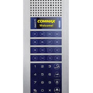 COMMAX CMP4BCT - Frente de calle para solución de videoporteros para apartamentos, soporta hasta 300 monitores de la marca Commax, cuenta con función de apertura de puerta, compatible con estación de guardia/ #Modum