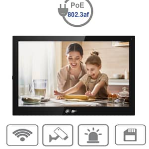 DAHUA VTH5341G-W - Monitor para Videoportero  o Medición de temperatura/ 10 Pulgadas/ Android/ Wifi y Rj45/ Pantalla Touch/ Ranura para MicroSD/  PoE estándar #TocToc #COVID19