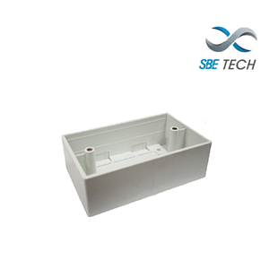 SBETECH SBE-CUNIV2- Caja universal de PVC 2X4 reforzada/ Rango de temperatura de trabajo -20ºC hasta +65ºC/ Facil instalación/ Fácil limpieza