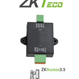 ZKTECO WR485 - Convertidor de Conexión RS485 a Wiegand / Compatible con Panel de Control de Acceso C2260