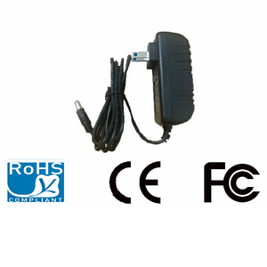 SAXXON PSU1202E - Fuente de Poder Regulada de 12 Vcc  2 Amperes/ Con Cable de 1.2 Metros/ Conector Macho/ Especial para Camaras de CCTV/ Usos Multiples/