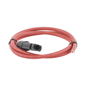 Cable Fotovoltaico, 1 m, Rojo, Calibre 10 AWG con Terminal MC4-M en un extremo