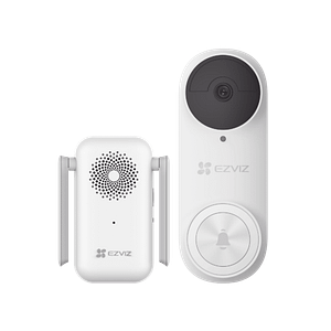 Timbre Wi-Fi (Doorbell) de Batería Recargable  / Libre de Cables / Con Cámara 3 Megapíxel / Llamada a la App / Incluye Timbre Para Interior Con Timbres Seleccionables / Ranura para Memoria / Uso Exterior Con Protección