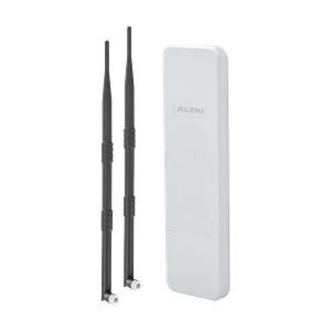 Poderoso Kit WiFi para WISP Hasta +200 m / C1XN+ y  2 x 9dBi  Omnidireccionales