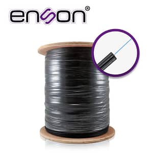 CABLE DE FIBRA OPTICA DROP MONO MODO DE 1000M ENSON ENS-DF1COS2 1 HILO 9/125 MICRAS OS2 IDEAL PARA GPON USO INTERIOR