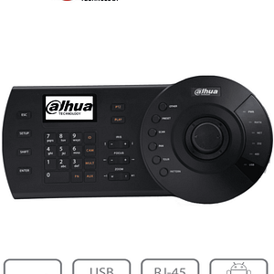 DAHUA NKB1000-E - Teclado Controlador IP con Joystick para PTZs Analogicas e IP/ Control de DVRs y NVRs/ Pantalla LCD/ RJ-45/ RS232/ Pelco D & P/  #ProAccesorios