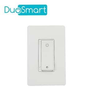 SWITCH APAGADOR CON REGULADOR DE INTENSIDAD WIFI 2.4 GHZ DIMMER DUOSMART A50 COMPATIBLE CON ALEXA Y GOOGLE HOME CON TEMPORIZADORES COMPATIBLE CON ESCENAS DE AUTOMATIZACION EN CONJUNTO CON OTROS DISPOSITIVOS