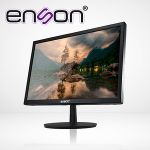 MONITOR LED FULL HD DE ENSON MODELO ENS-MDH19 DE 19 PULGADAS RESOLUCION DE 1920 X 1080 ENTRADA DE VIDEO HDMI/VGA SALIDA DE AUDIO HDMI/RCA PUERTO USB