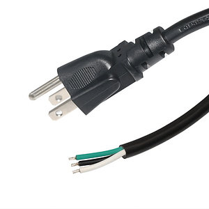 Cable de Alimentación Eléctrica para 120-240 Vca / 1. 8 metros / 3 Fases / Cables Libres