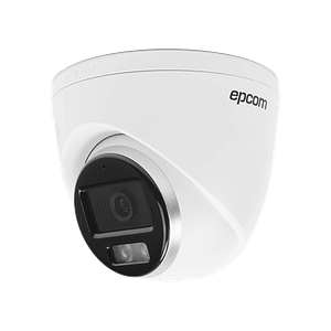 Turret TURBOHD 3K (5MP) / Micrófono Integrado / Lente 3.6 mm / Imagen a color 24/7 / 40 mts Luz Blanca / Exterior IP67 / dWDR / 4 Tecnologías