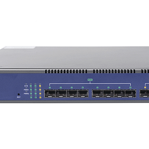 OLT de 8 puertos GPON con 8 puertos Uplink (4 puertos Gigabit Ethernet + 2 puertos SFP + 2 puertos SFP+), hasta 1024 ONUs