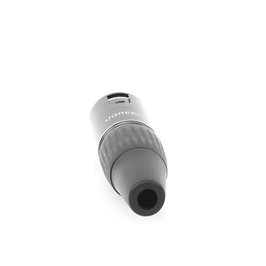 Conector de Audio XLR Tipo Canon Macho / PVC / ABS / Aleación Zinc / Anti Oxidante / Anti Caida / Sin aflojarse / Apertura Ajustable de 6.0 a 7.0 mm / Soldable