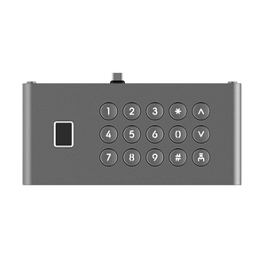 Módulo de Teclado y Huella Digital para Frente de Calle IP DS-KD9633-WBE6/ Conexión USB-C / 15 Botones / IP65 / IK07