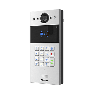 Video portero SIP con teclado y lector de tarjetas / Notificación a app / Notificación por llamada telefónica / Configuración en la nube
