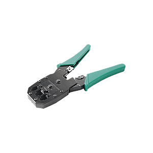 Pinzas para plegar (Ponchadoras) cables UTP5 y UTP6 con Cavidades para RJ11 de 4 y 6 hilos y RJ45 de 8 hilos