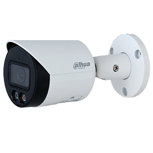 DAHUA IPC-HFW2549S-S-IL  - Camara Bullet IP 5 Megapixeles/ Iluminador Dual Inteligente+Full Color/ WizSense/ Lente de 2.8mm/ 111 Grados de Apertura/ Microfono Integrado/ 30 Mts de IR y Luz Visible/ Metal/ Ranura MicroSD/ WDR 120dB/ SMD Plus/ PoE/#LoNuevo