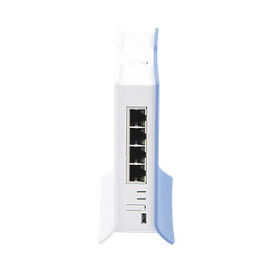 PUNTO DE ACCESO/RUTEADOR INALÁMBRICO MIKROTIK HAP LITE RB941-2ND-TC 2.4 GHZ TIPO TORRE 4 FAST GABINETE PLÁSTICO IDEAL PARA CASA U OFICINA.