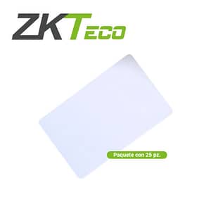 TARJETA DE PROXIMIDAD FRECUENCIA DE 13.56MHZ ZKTECO ICFM11 CON 1KB DE MEMORIA ENCAPSULADO EN PBC DIMENSIONES 85.5MM X 54 MM X 0.86MM