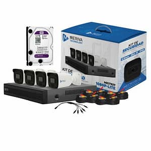 KIT 4X4 MKIT927 INCLUYE 1 DVR 4CH MXVR-4004A 1080P-LITE + 4 CÁMARAS BULLET 1080P 2MP 2.8MM MBASHD2202 + 4 CABLES 18MTS C/U + FUENTE DE PODER Y DISTRIBUIDOR DE ENERGIA 1 TB DISCO