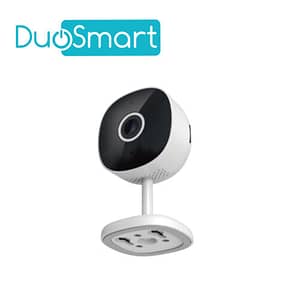 CAMARA INTELIGENTE DUOSMART E11 WIFI 2.4 GHZ PARA INTERIOR DE FACIL COLOCACION CON AUDIO BIDIRECCIONAL FULL HD 3MP COMPATIBLE CON APP DUOSMART SOPORTA MEMORIA MICROSD DE HASTA 128 GB (NO INCLUIDA)