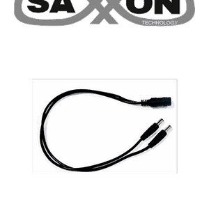 SAXXON SXF52 - Divisor de energía / Tipo pulpo / 1 Conector hembra / 2 Conectores macho / Cable de cobre