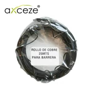 ROLLO DE COBRE CALIBRE 16 CON FORRO AXCEZE AX-ROLLO25 CON LONGITUD DE 25 METROS  IDEAL PARA CREAR LA BOBINA O LOOP COMPATIBLES CON SENSORES DE MASA