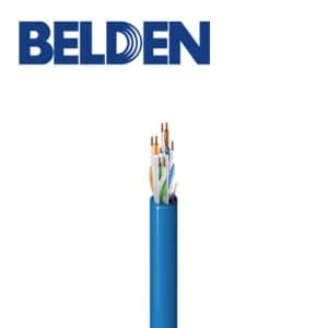 CABLE UTP CAT6A BELDEN 10GXS33 0091000 FORRO PVC BLANCO CMP PLENUM 4 PARES UNIDOS 625 MHZ CALIBRE 23 AWG 100 POR CIENTO COBRE USO INTERIOR ESPECIAL PARA INSTALACIONES ETHERNET HASTA 10GBASE-T,WI-FI 6 ,WI-FI 5,POE++,CENTROS DE DATOS,HDBASET 4K UHD, CERTIFICABLE BOBINA 1000 PIES 305 METROS