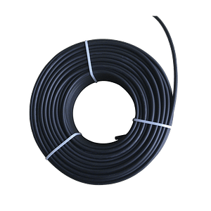 Cable Fotovoltaico Negro / 10 mm² ( 8 AWG) / Material COBRE /  2000V / Rollo de 50 metros.