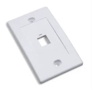 Tapa - Faceplate - 163286 TAPA (FACEPLATE) 1 PERFORACION COLOR BLANCO -