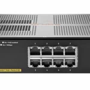 Switch - Switch Aruba JL258A Gigabit Ethernet 2930F 8G PoE+ 2SFP+ - 8 Puertos PoE+ 10/100/1000Mbps + 2 Puertos SFP+, 56 Gbit/s, 32.768 Entradas - Gestionado