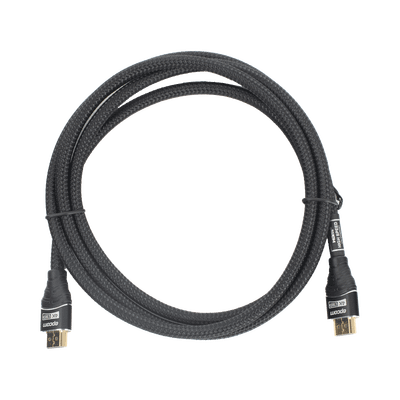 Cable HDMI de 1.8m | Alta Definición | Longitud | Version 2.0 | Alta velocidad 18Gbps | 4K@60Hz | Conectores Chapados en Oro | Tipo Redondo