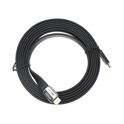 Cable HDMI de 3m | Alta Definición | Version 2.0 | Alta velocidad 18Gbps | 4K@60Hz | Conectores Chapados en Oro | Tipo Plano