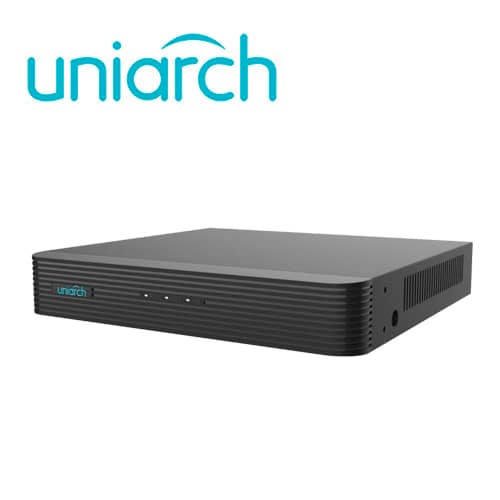 DVR PENTAHIBRIDO UNIARCH XVR-108G3 / 8 CH ANALOGICOS HASTA 5 MP LITE A 12 FPS (AHD/TVI/CVI) + 4 CH IP HASTA 4 MP/ CAPACIDAD DE 1 DISCO DURO DE MAXIMO 6 TB/ ENTRADA Y SALIDA DE AUDIO/ SALIDA ESPEJO VGA Y HDMI/ P2P/ ONVIF/ CARCASA METALICA/(with mosue)