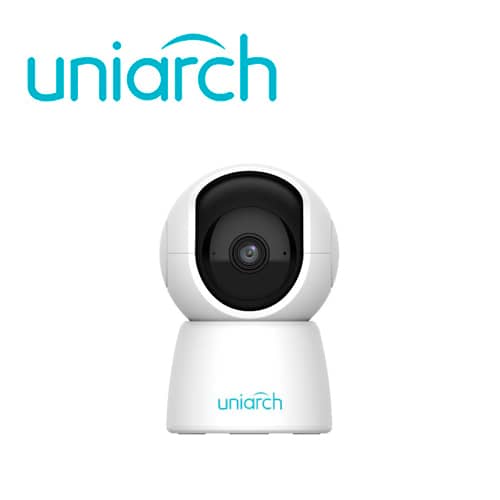 CAMARA IP MINI PT UNIARCH UHO-S2E 2MP / ULTRA 265 / 5 VCC / DWDR / LENTE FIJO DE 3.6MM / IR HASTA 10M / MICROFONO Y ALTAVOZ INCORPORADO / HUMAN BODY DETECTION / AUTOTRACKING / SOPORTA MICRO SD /COMPATIBLE CON NVR UNV UNIARCH O ALMACENAMIENTO EN MICRO SD /WIFI 2.4Ghz.