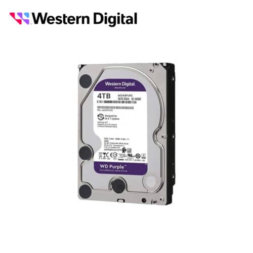 DISCO DURO DD 4TB SATA WD PURPLE WD43PURZ 24/7 OPTIMIZADO PARA VIDEOVIGILANCIA SATA III 6GB/S