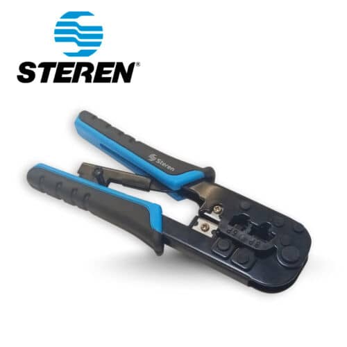 PINZA PONCHADORA STEREN DE PLUG RJ11, RJ12 Y RJ45