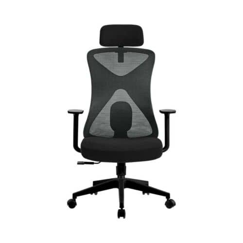 Silla - Silla FLOE PRO EC737 ACTECK  ELITE SERIES Silla de Oficina  Ergonómica - Ajuste lumbar, Reposa brazos Fijo, Color  Negro. AC-937238