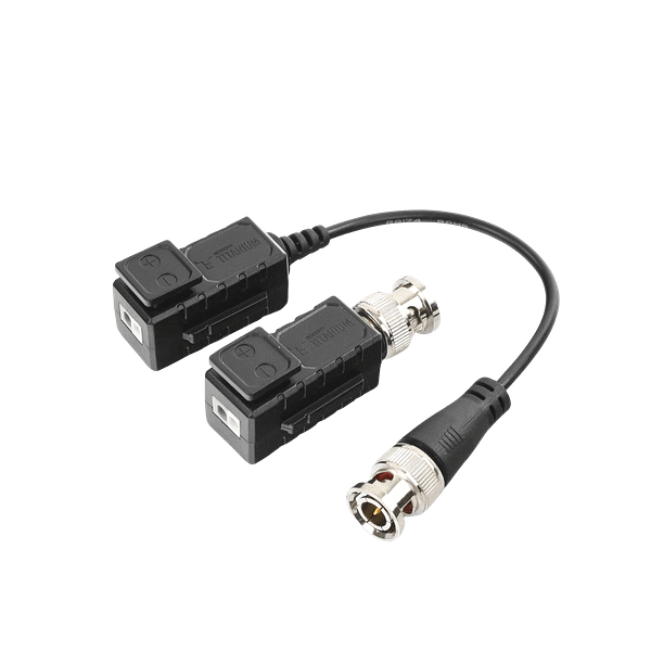 Kit de Transceptores (Baluns) con Terminal PUSH SUPERIOR, Resolución 4K , Cable flexible COAXIAL Blindado / COAXITRON / AUDIO POR COAXITRON / Menu OSD /Conector 100% COBRE / protección TVS, Calidad PREMIUM