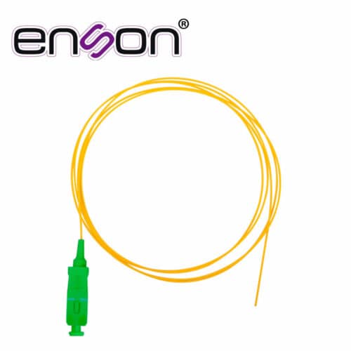 PIGTAIL DE FIBRA OPTICA MONOMODO ENSON ENS-PIGTAILSC CONECTOR SC APC LONGITUD 1.5 METROS