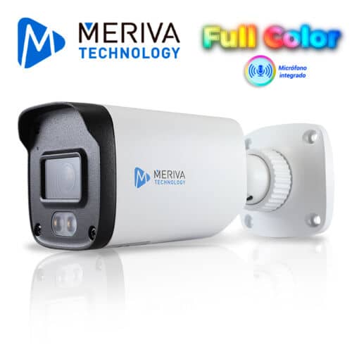 CAMARA HD BULLET MERIVA TECHNOLOGY MFC-2202A AHD / TVI / CVI /SD / 2MP / 2.8MM / 30M IR / MICROFONO INTEGRADO / IP67 / COC / CARCASA METALICA / 12VDC MERIVA REAL SCENE SERIES IMAGEN A COLOR 24X7 AUDIO POR COAXIAL O UTP 2 pz