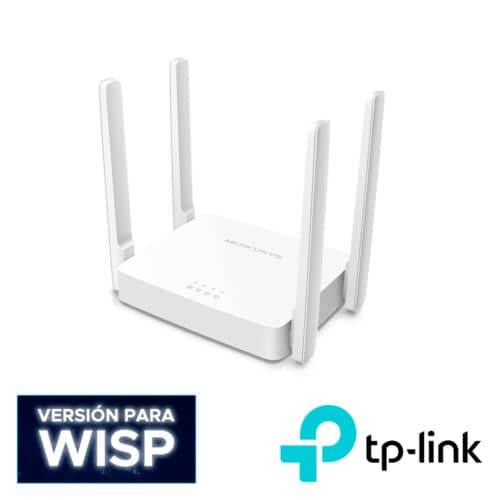 ROUTER INALAMBRICO DUAL BAND AC1200 MERCUSYS AC10 / 802.11ac (WIFI 5) / VELOCIDAD DE 300Mbps: 2.4GHz / VELOCIDAD 867 Mbps: 5GHz / 1 PUERTO WAN 10/100 Mbps  2 PUERTOS LAN 10/100 Mbps.