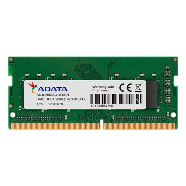 Memoria - Memoria ADATA AD4S26668G19-SGN - 8 GB, DDR4, 2666 MHz, SO-DIMM