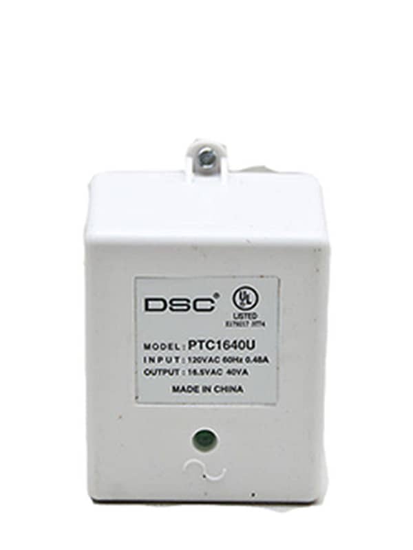 DSC PTC1640U - Transformador 16VCA / 40VA  #cer Fusible Interno para paneles y módulos de NEO, Power Series y Maxsys